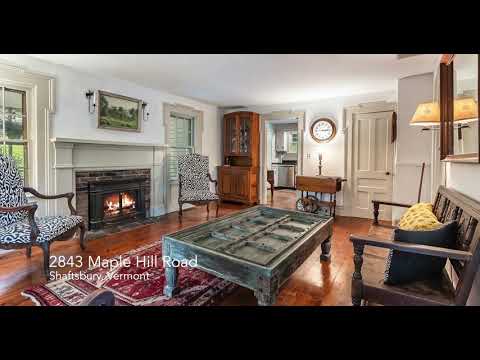 2843 Maple Hill Road, Shaftsbury, VT home video tour