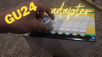 GU24 light adapter. How to convert normal bulb to gu24 bulb. JACKYLED adapter install