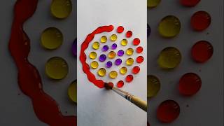 satisfying color drops mixing rangoli #drawing #art #funny #viral #shorts 🌈🍬🎨