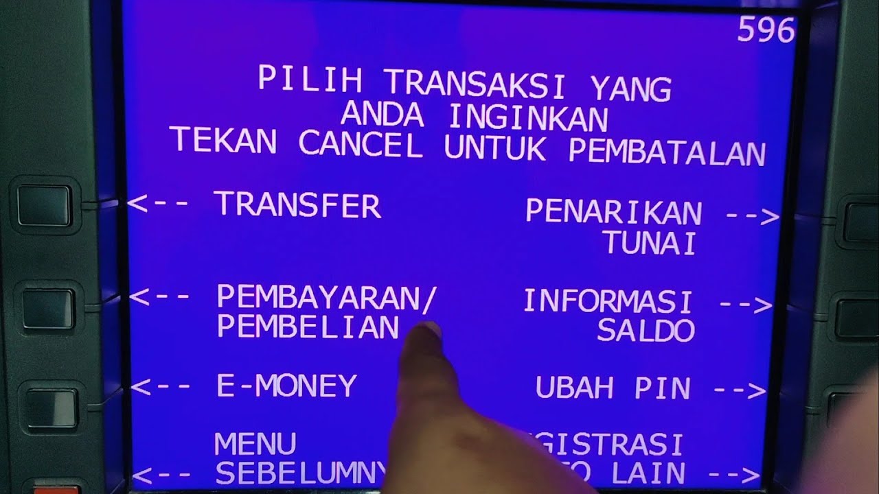 Cara Beli Token Listrik di ATM Bca. 