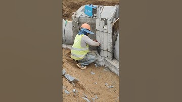 Technical drilling concrete to reinforce formwork