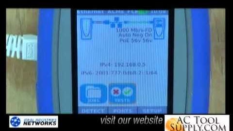 Ideal SIGNALTEK II R156000 Network Qualifier IT Network Testing