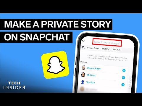 Video: Co je soukromý příběh Snapchat?