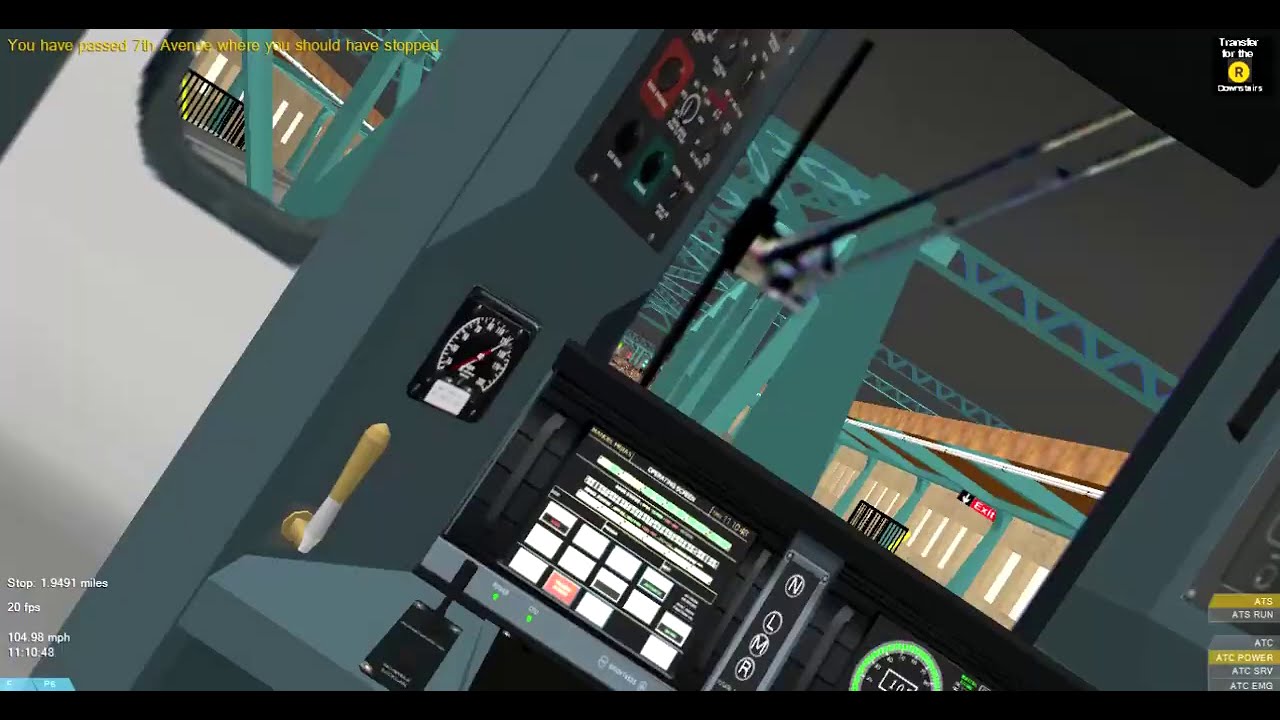 OpenBVE: NYC Subway Troll 100MPH @ The (F) Line | M7 MNR Train |