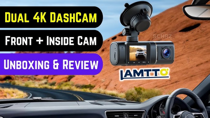 LAMTTO Dash Cam 4K Wifi 2160P Car Camera Mini Front Dash Camera