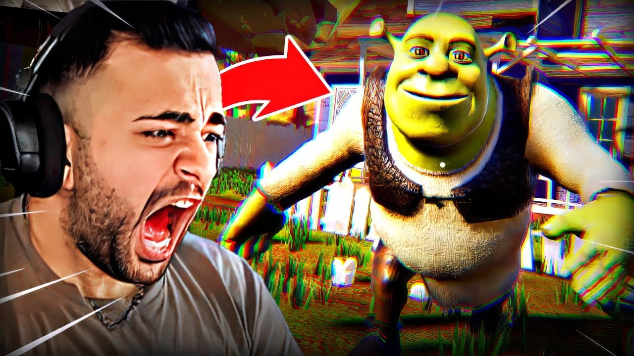 МОД ДЛЯ ИГРЫ "HELLE NEIGHBOR SHREK"! МНЕ БЫЛО ТАК ВЕСЕЛО (ЭПИЗОД 1)