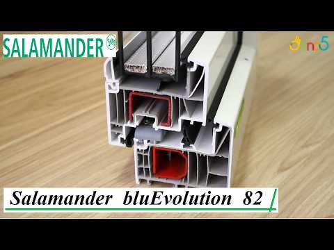 Одностворчатое глухое окно Salamander Blu Evolution, видео 8