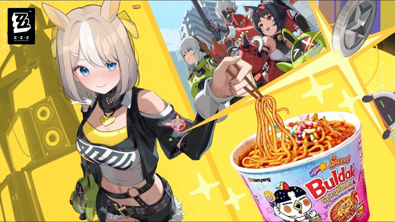 【Zenless Zone Zero】+ Eating SWEET & SPICY Noodles!!!🌶️🍬
