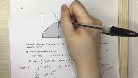 IGCSE Add Math(0606/22/O/N/18) Question 9