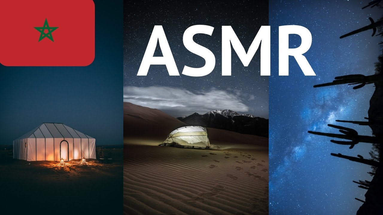 ASMR In Morocco Desert - (Desert Sounds, Camel Sounds & Sand Sounds)  🇲🇦