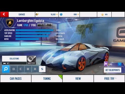Asphalt 8 Lamborghini Egoista Assembly Cup Youtube
