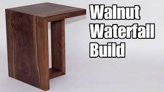 DIY Waterfall End Table — How to Woodworking