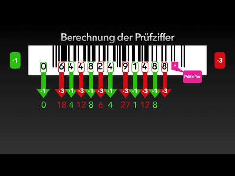 New Update Informatik 8: Prüfziffer berechnen GTIN13 EAN13
