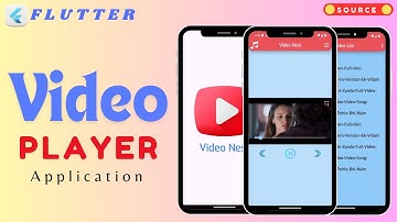 How to Create Video player app in Flutter| Video player app Create in flutter  | #android #ios