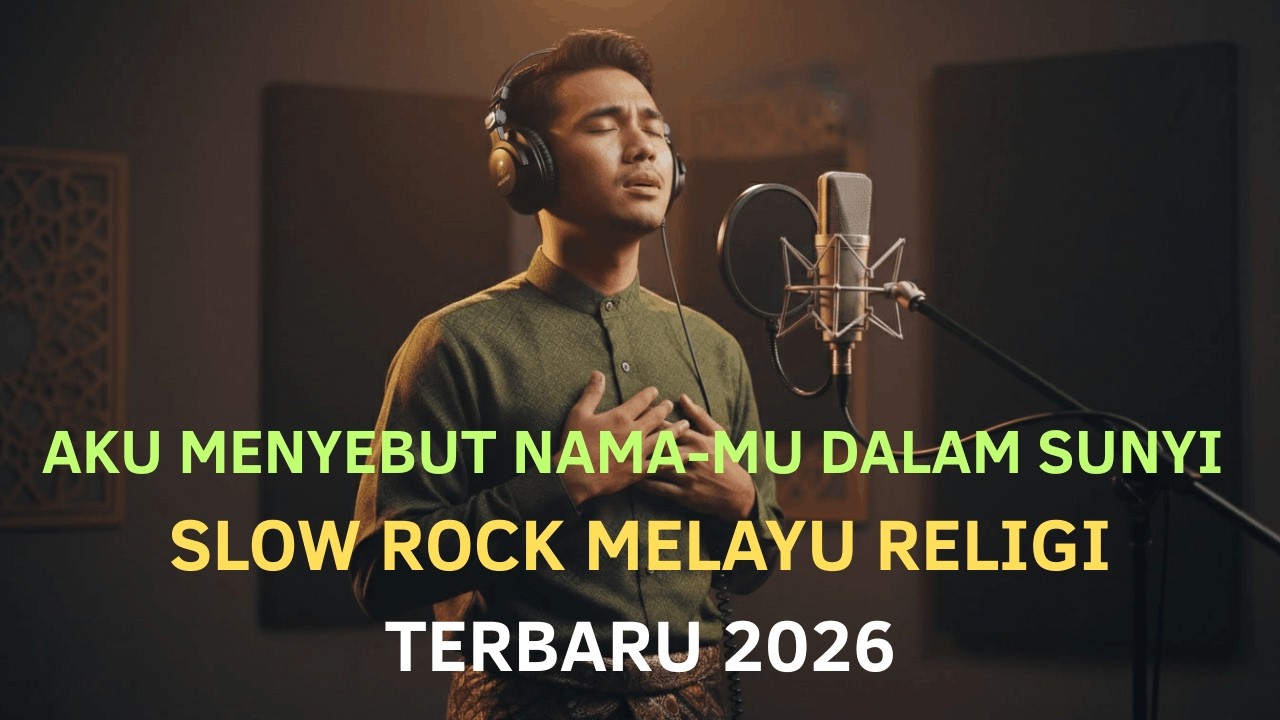 Aku Menyebut Nama-Mu dalam Sunyi | Slow Rock Melayu Religi Penuh Taubat & Doa