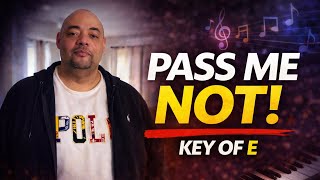 Pass Me Not O Gentle Savior in E | Gospel Piano Tutorial 