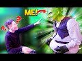 SHREK PRANK ON LITTLE BROTHER!