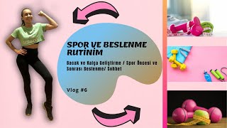 Spor Ve Beslenme Ruti̇ni̇m Bacak Ve Kalça Geliştirme Beslenme Ve Sohbet Vlog