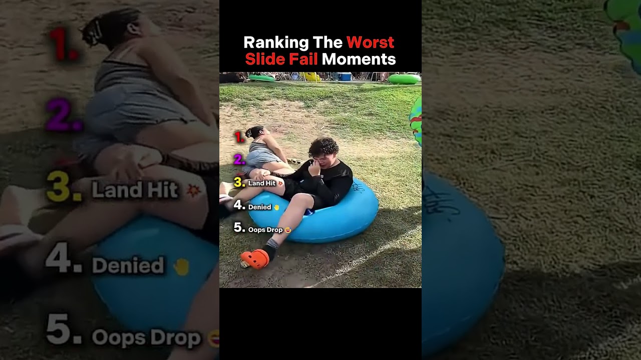 Ranking The Worst Slide Fail Moments
