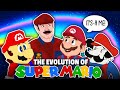 The evolution of super mario animated