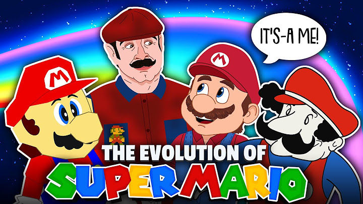 The Evolution Of Super Mario (ANIMATED)