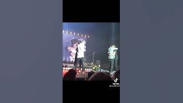 the larry hug that made the entire arena shake!!!