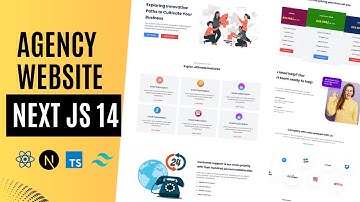 Building a Responsive Agency Website with Next.js 14, React, TypeScript, and Tailwind CSS