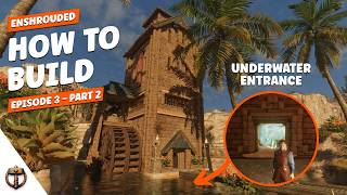 How to Build: A Stronghold in Enshrouded - Ep3 (Part 2) | Lake, Water Wheels & Mill House screenshot 2