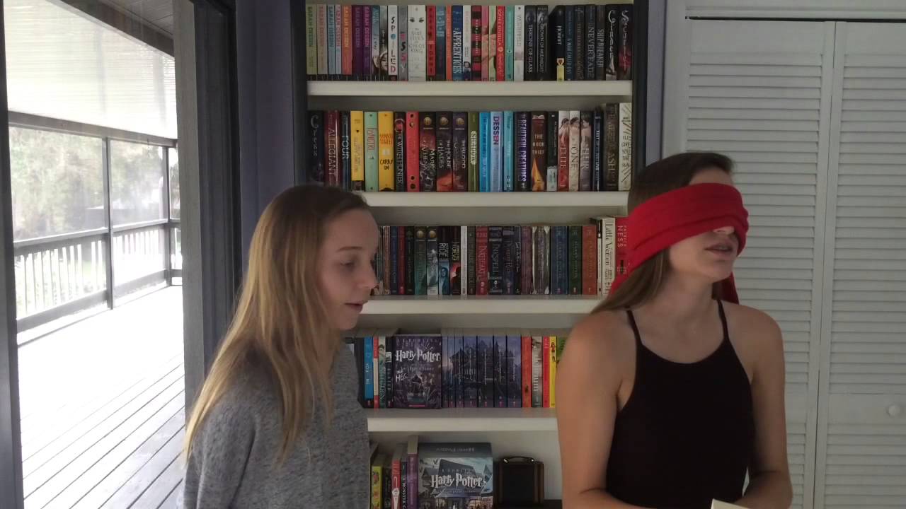 BLINDFOLDED BOOK CHALLENGE