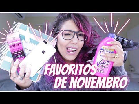 FAVORITOS DO MÊS DE NOVEMBRO
