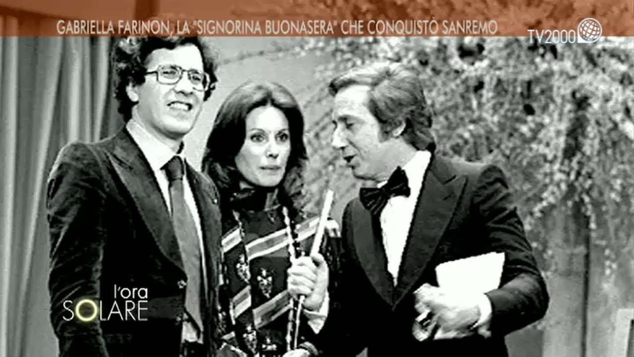 Gabriella Farinon, la “signorina buonasera” che conquistò Sanremo