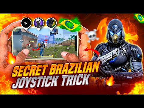 BRAZILIAN SECRET JOYSTICK 🕹️ TRICKS 🤯 THE ONLY JOYSTICK TUTORIAL YOU NEED IN FF 🔥100% BETTER AIM 😱🔥