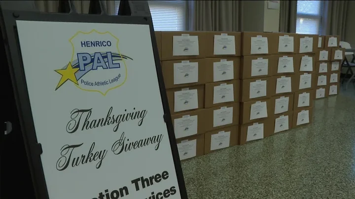Henrico officers deliver Thanksgiving meal boxes to 500-plus families