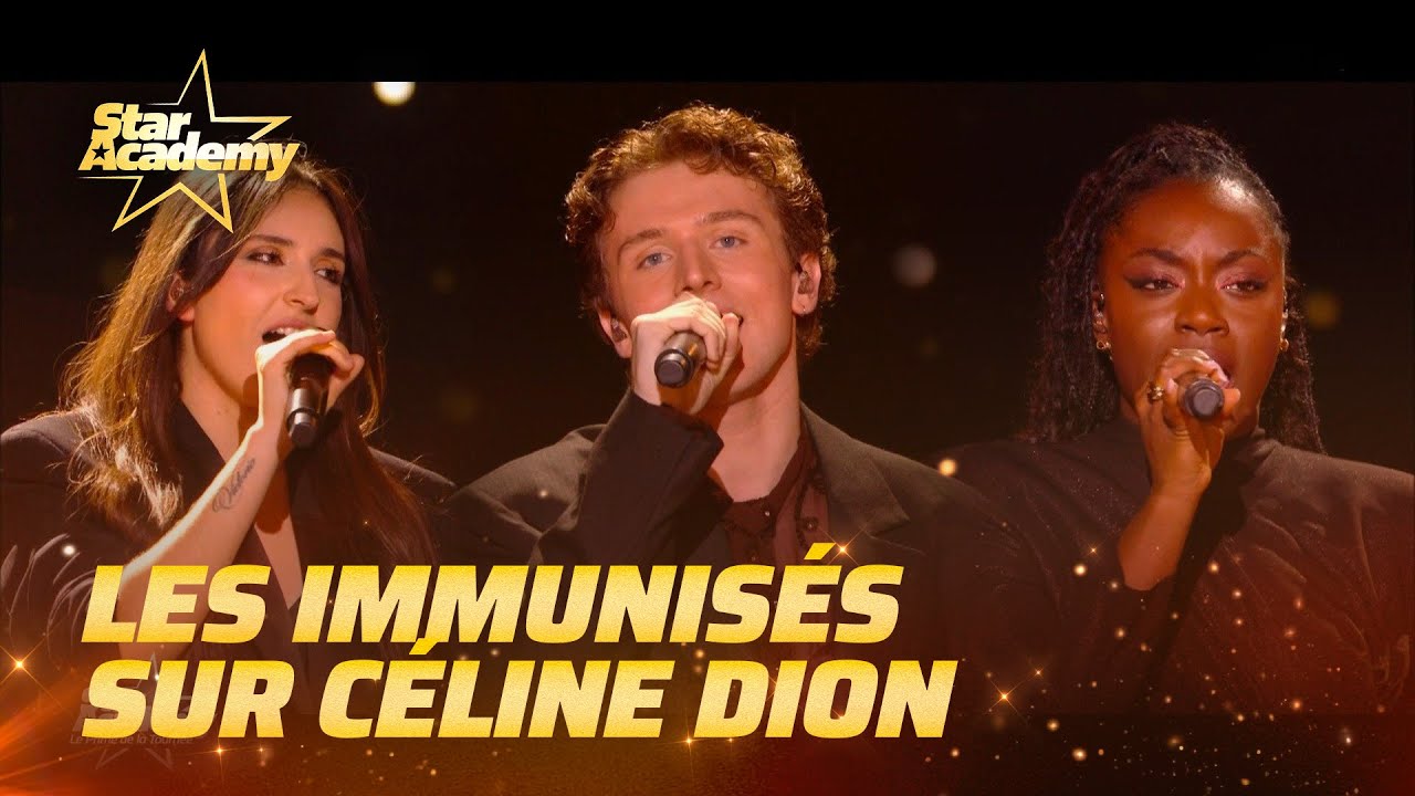 Ambre, Bastiaan et Sarah chantent Céline Dion | Prime 9 | Star Academy ...
