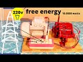 Get Free Energy With Ac Motor And Car Alternator At Home