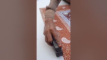 Artful Strokes Elevate Style with Block Printing Wonders! 🌟 #FashionCraft #TimelessElegance