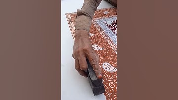 Artful Strokes Elevate Style with Block Printing Wonders! 🌟 #FashionCraft #TimelessElegance