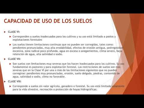 UNIDAD 2 CAPACIDAD DE USO DE LOS SUELOS 28 DE MAYO 2021