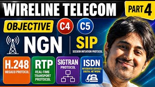 #Wireline_Telecom #BSNL Wireline Telecom Part-4 | C4 C5, NGN, SIP, H.248, RTP, SIGTRAN, ISDN MCQ screenshot 4