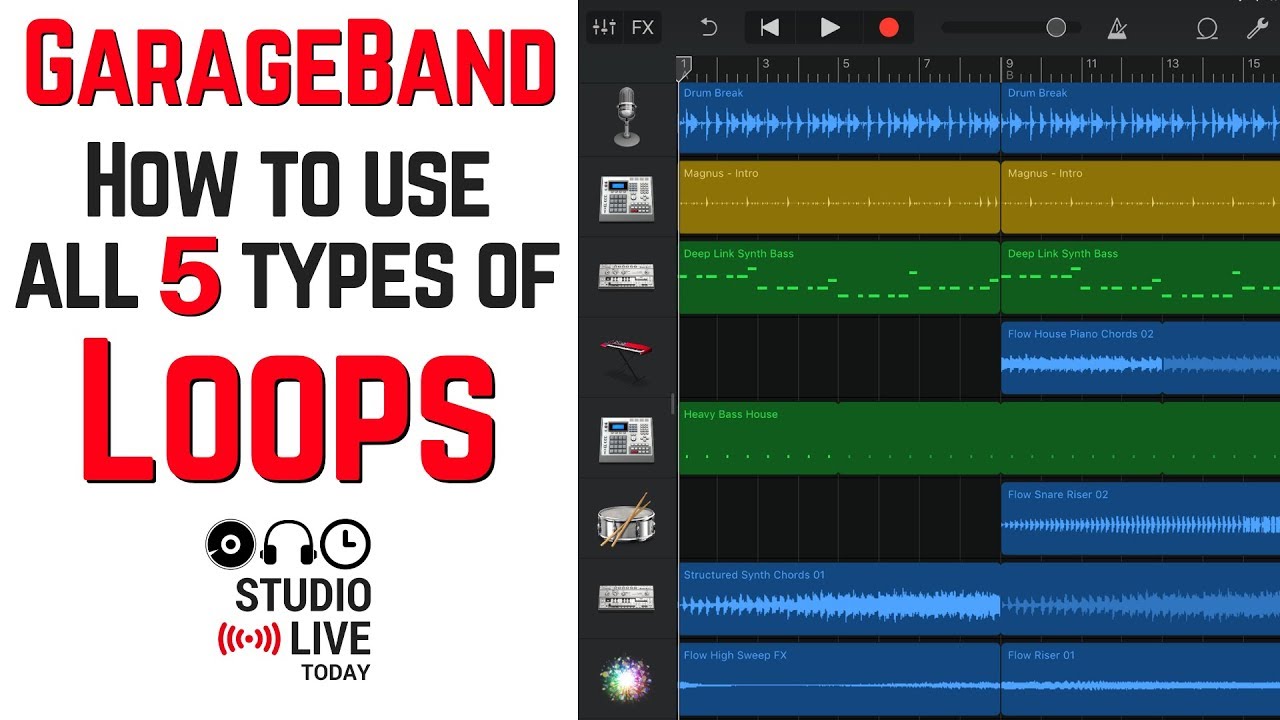 How To Make A Song Using Loops In Garageband Ios (Iphone/Ipad) - Youtube