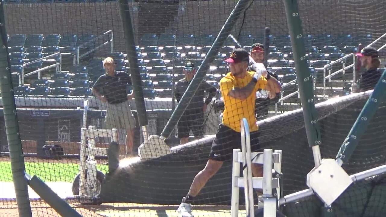 Victor Mesa Jr., OF, Miami Marlins — (2022 Arizona Fall League) BP