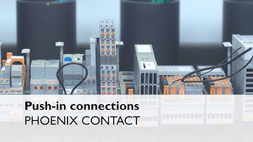 Das Original –  terminal blocks with Push-in Technology
