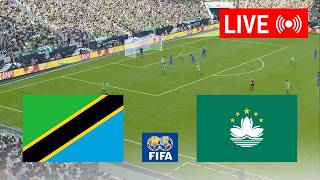 🔴 LIVE Macau vs Tanzania | International Friendly 2026 Full Match | PES 21 Simulation