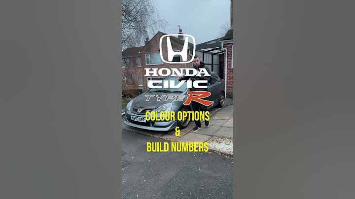 Build numbers and colours of the Honda Civic Type R EP3 #honda #civic #ep3 #jdm #car #cars #facts
