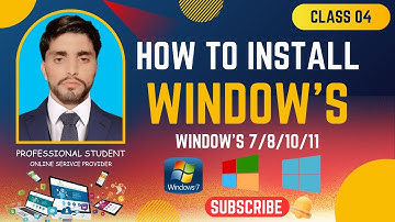 How to Install Window