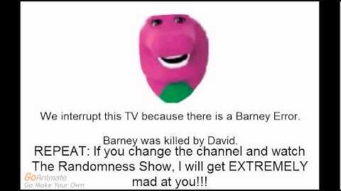 Barney Error 8