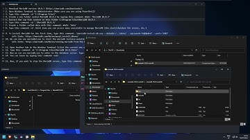 Manual Installation Of A MariaDB Server On Windows 11
