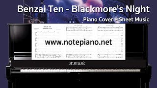[โน้ตเปียโน] Benzai Ten - Blackmore’s Night