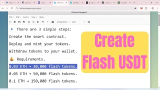 Cara Membuat Token FLASH USDT TRC20 Langkah demi Langkah screenshot 5