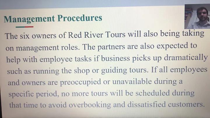 Red River Tours (Management Procedures and Hiring ...